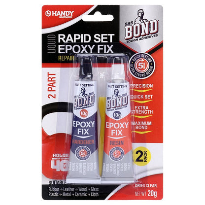 Rapid Set Epoxy Fix, 2pk