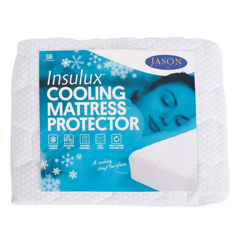 Insulux Cooling Mattress Protector, Single