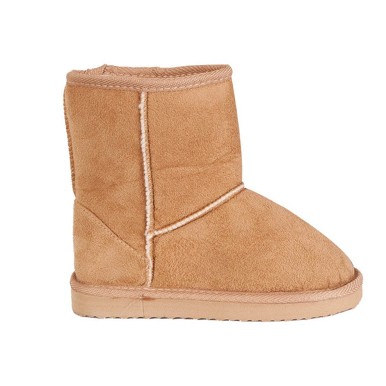 Junior Fleece Lined Boot in Tan - 32