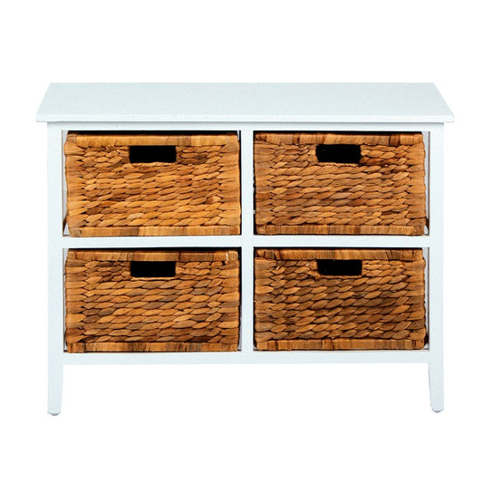 Airlie 4 Drawer White Chest