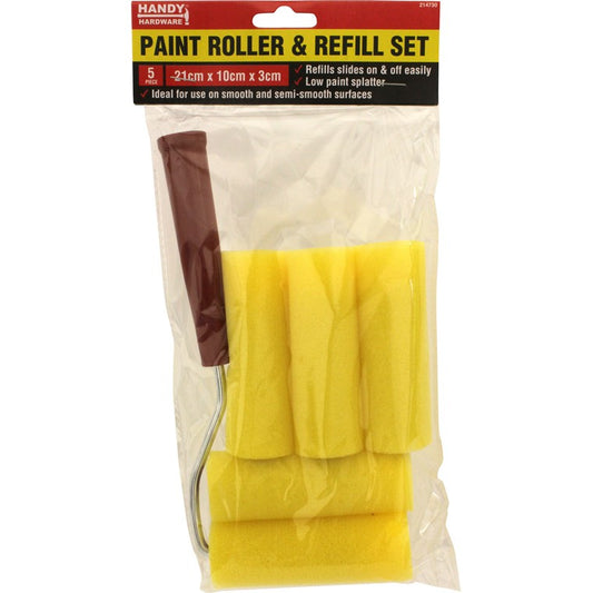 Mini Paint Roller & Refill Set