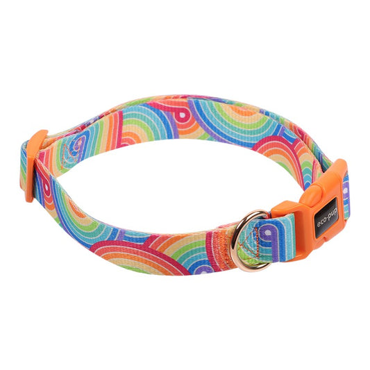 Pet Collar, Rainbow, Large