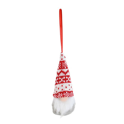 Hanging Knit Hat Gnome, 15cm, Mega Mix, Asstd