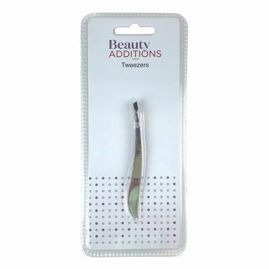 Silver Curved Tweezer