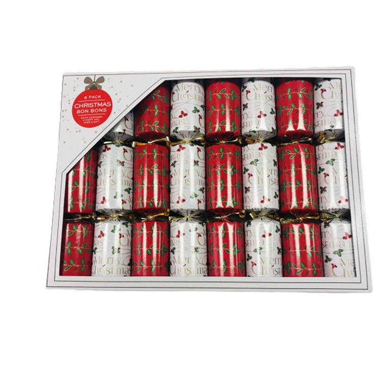 Xmas Bon Bon, Holly Design, 8pk