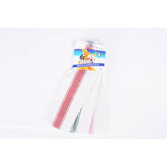 Dish Cloths Waffle 4pk