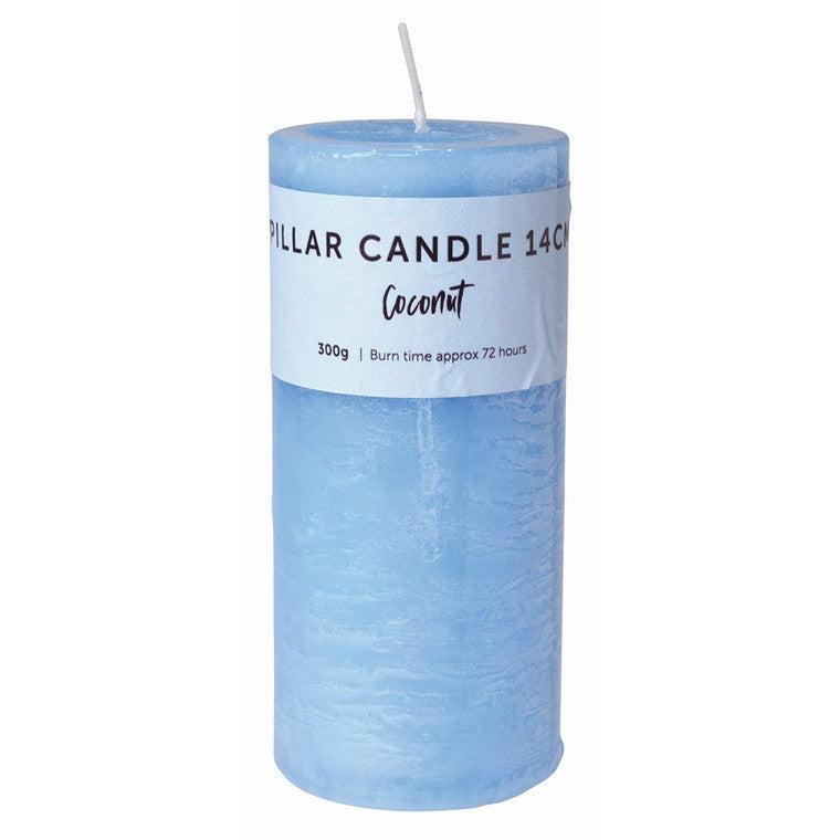 F&M Pillar Candle Coconut, 14cm