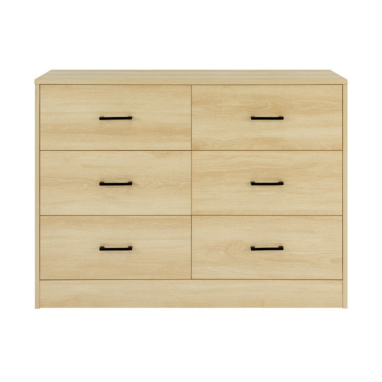 Chest of 6 Drawer, Oak