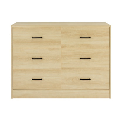 Chest of 6 Drawer, Oak