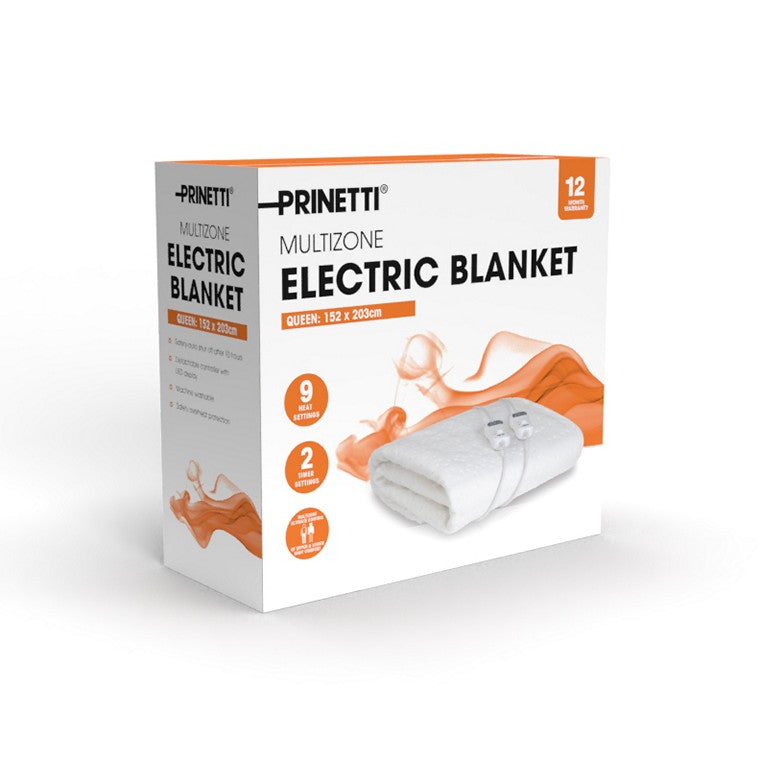 Prinetti Multizone Electric Blanket, Queen