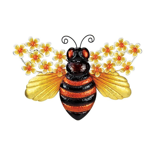 Metal Wall Art, Bee, 46cm