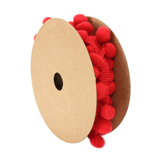 Pom-Pom Ribbon, 2m, Asstd