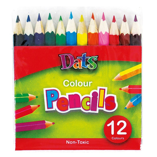 Pencil Coloured, Half Length, 12pk