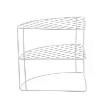 Wire Corner Kitchen Rack, 22x22x21.5cm, 2 Asstd Colours