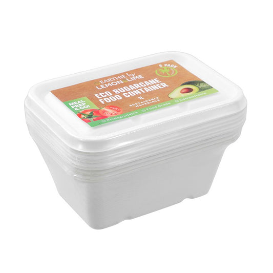 L&L Eco Food Container, 1L, 6pk