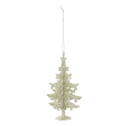 Hanging Acrylic Tree Glitter, 14cm, Asstd