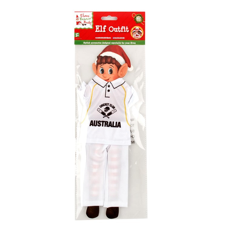 Xmas Elf Cricket Player Outfit