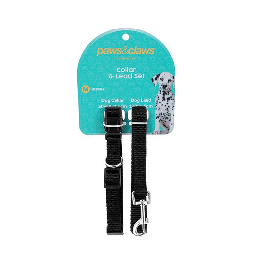 Collar & Lead Set, Medium, Asstd