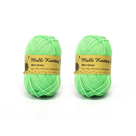 Acrylic Yarn, Mint Green