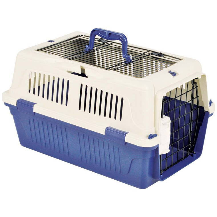 Pet Carrier Deluxe w/ Open Top, 3 Asstd Colours