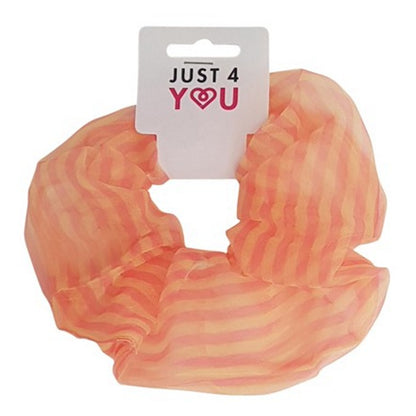 Hair Scrunchie, Jumbo Organza, 4 Asstd Colours