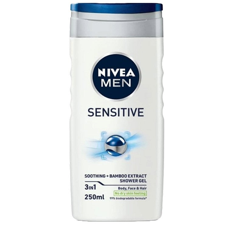 Nivea Shower Gel, Sensitive, 250ml