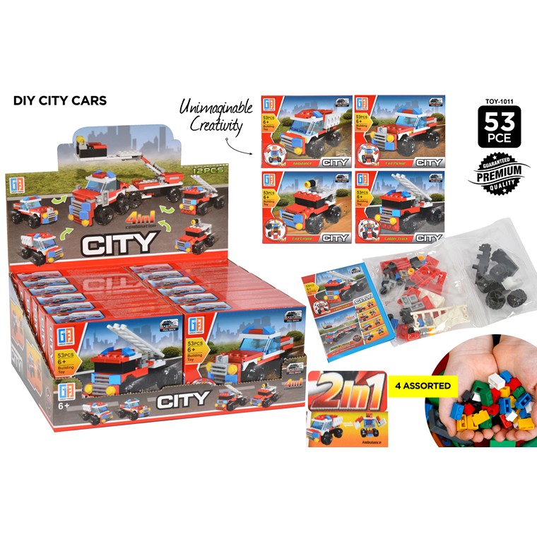 Fire Building Blocks, 3 in 1