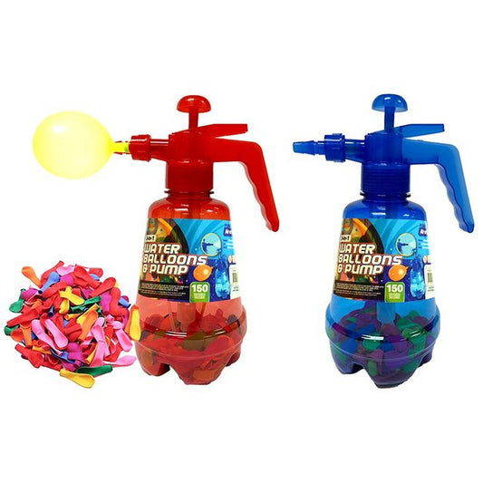 Water Balloon Bombs w/ Pump Bottle, 150pcs