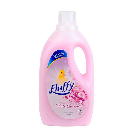 Fluffy Fabric Softener White Lavender, 2L