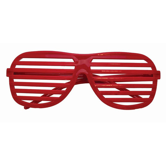 Party Novelty Glasses, Red