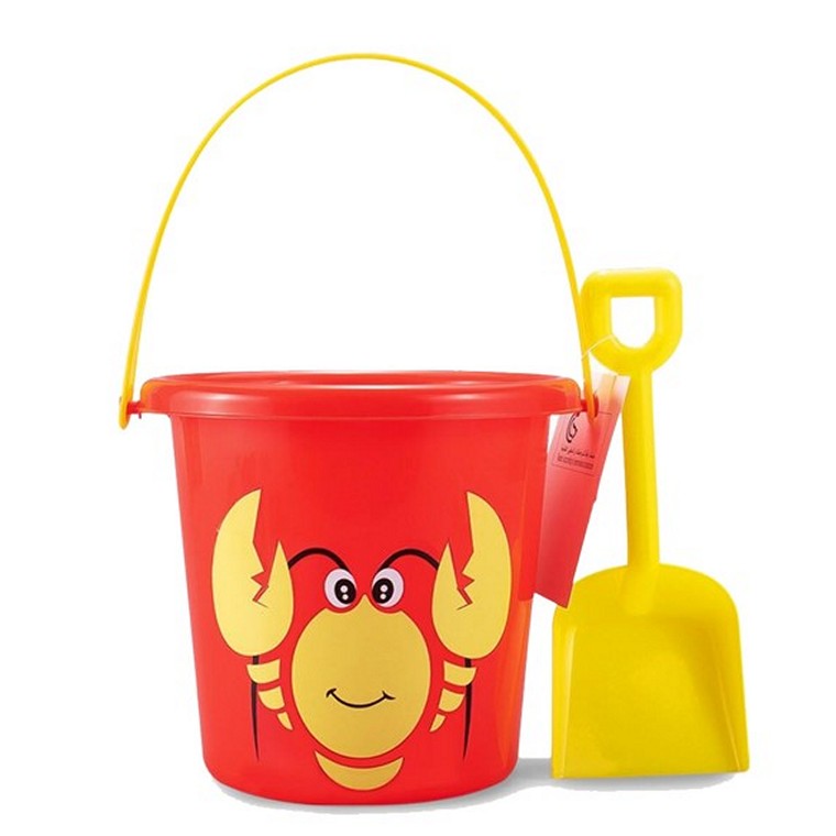 Animal Face Bucket & Spade Beach Set, Asstd