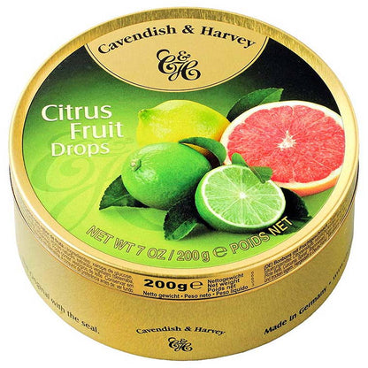 Cavendish & Harvey Citrus Fruit Drops, 200gm