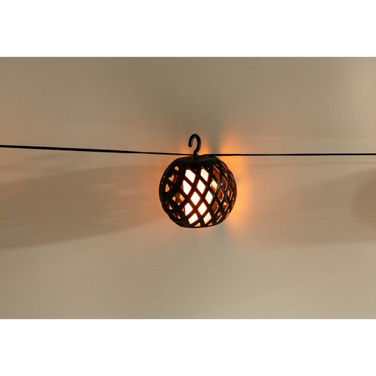 Dancing Flame Ball String Light, 8 Balls