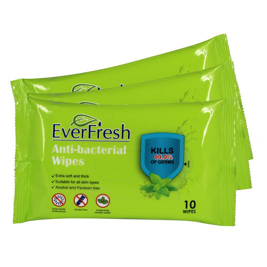 EverFresh Anti-bacterial 10pce, 3pk