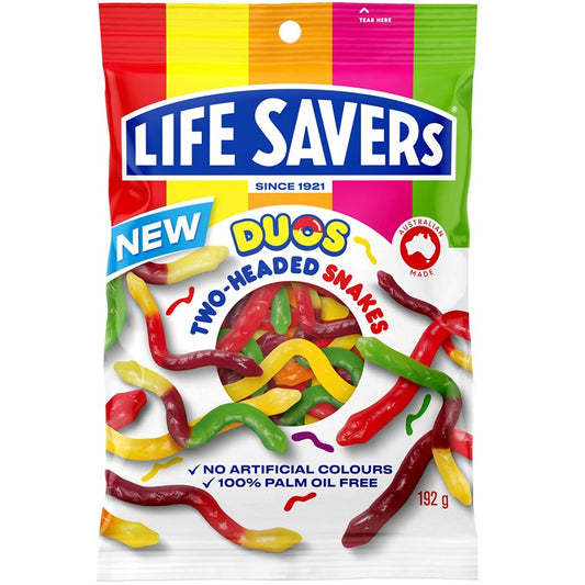 Life Savers Two Headed Snakes, 192gm