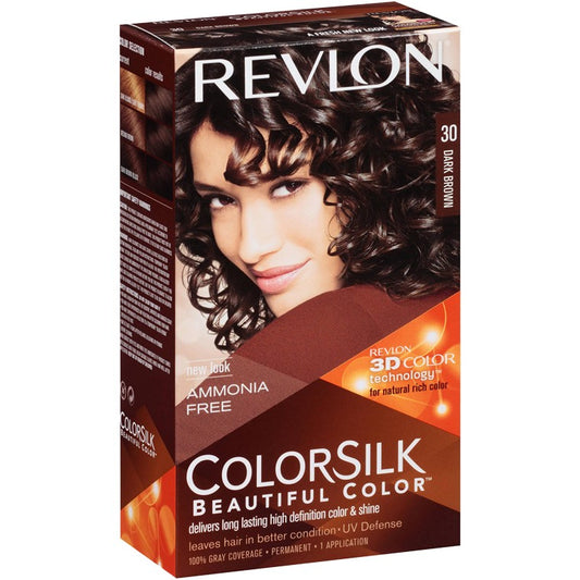 Revlon Hair Colour Silk, Dark Brown #30