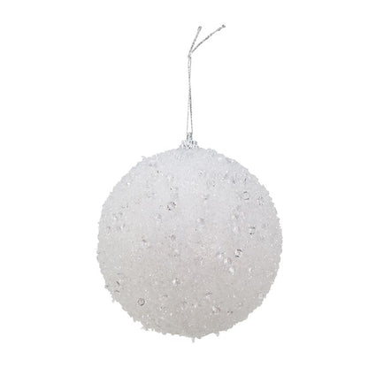 Icy Tinsel Bauble, Asstd