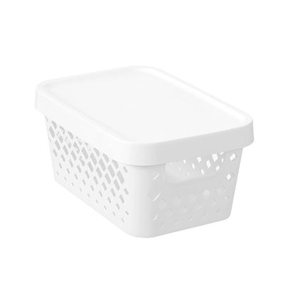 Kept Storage Basket w/ Lid, 4L, 3 Asstd Colours