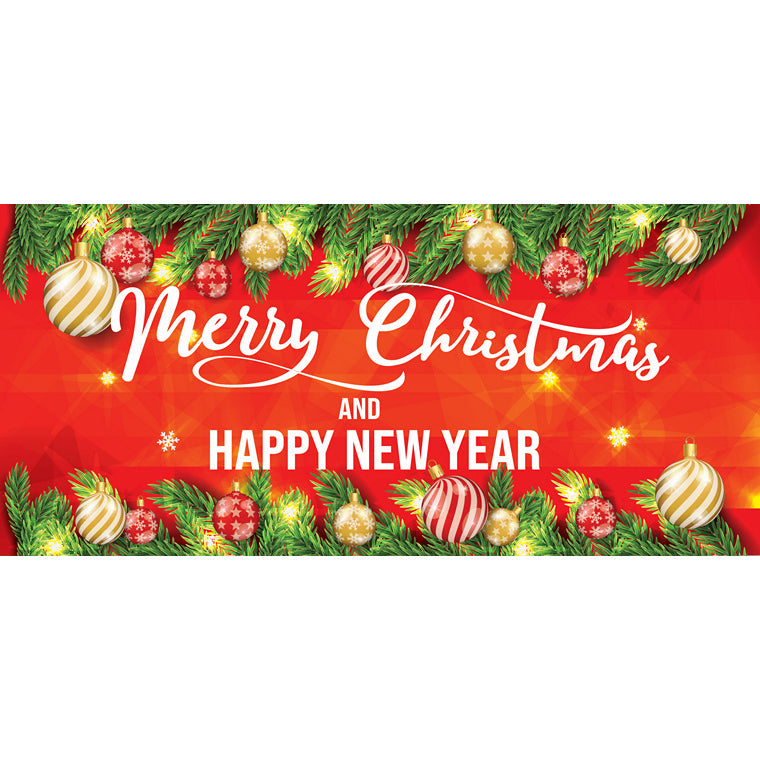 Christmas Garage Door Banner, Asstd