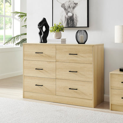 Chest of 6 Drawer, Oak