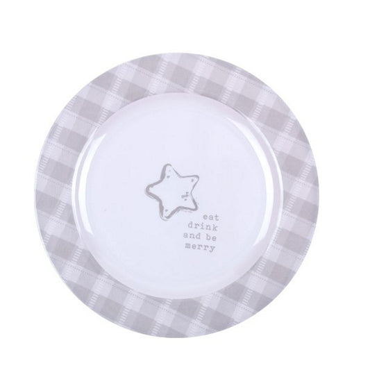 Christmas Plate, Round, Large, Asstd