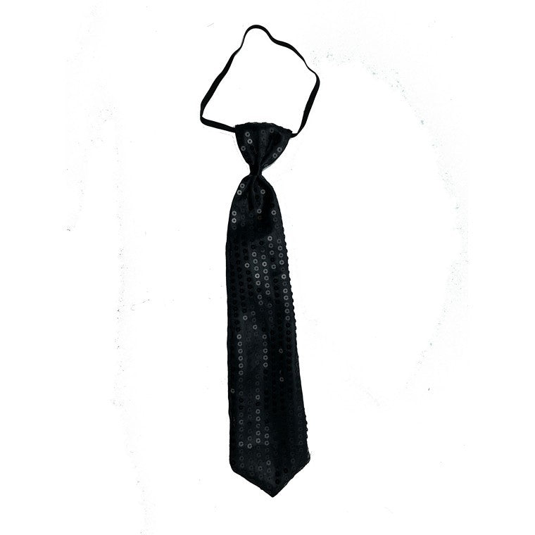 Party Tie Sequin, Black