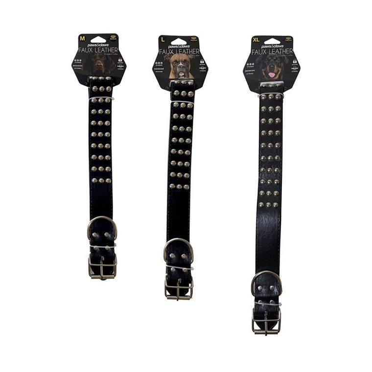 Studded Dog Collar, Asstd