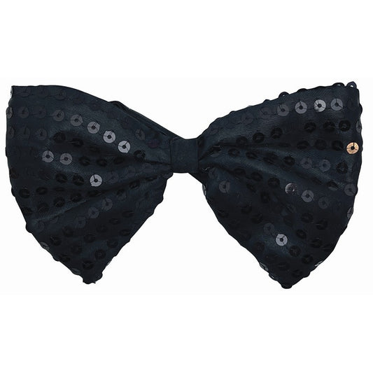 Party Bow Tie Sequin, Black