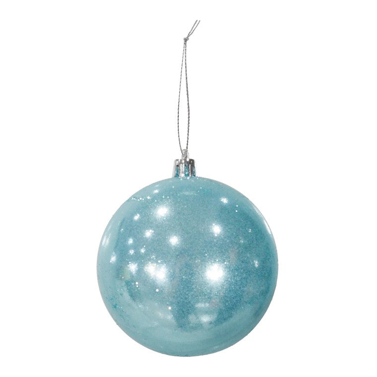 Metallic Glossy Bauble, 8cm, Asstd