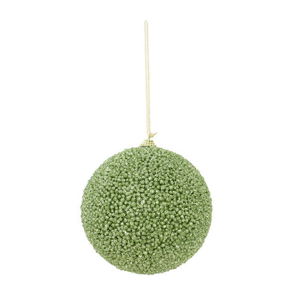 Bauble Glitter, 9cm, Asstd