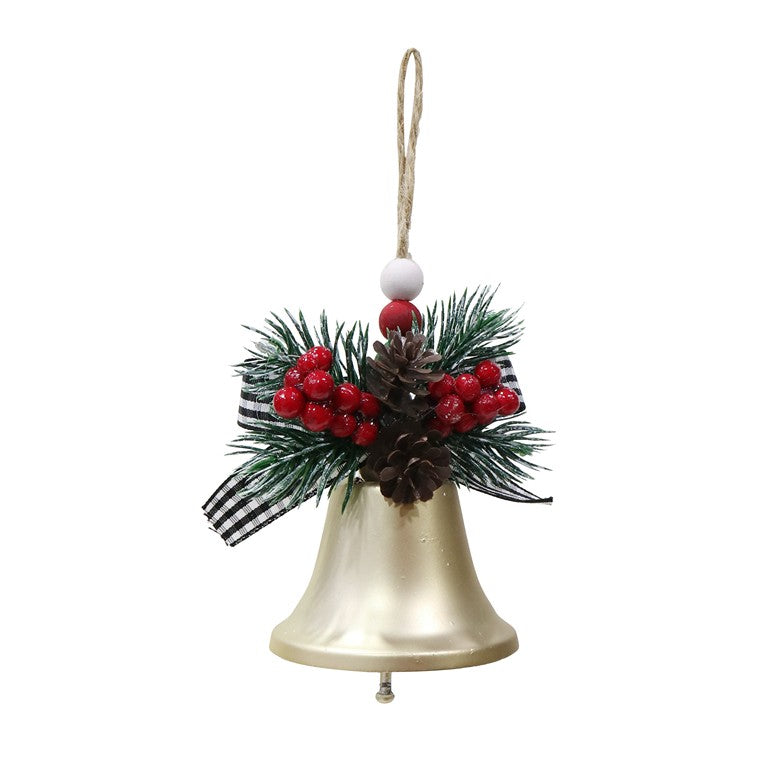 Hanging Bell Matte w/ Deco, 65mm, Asstd