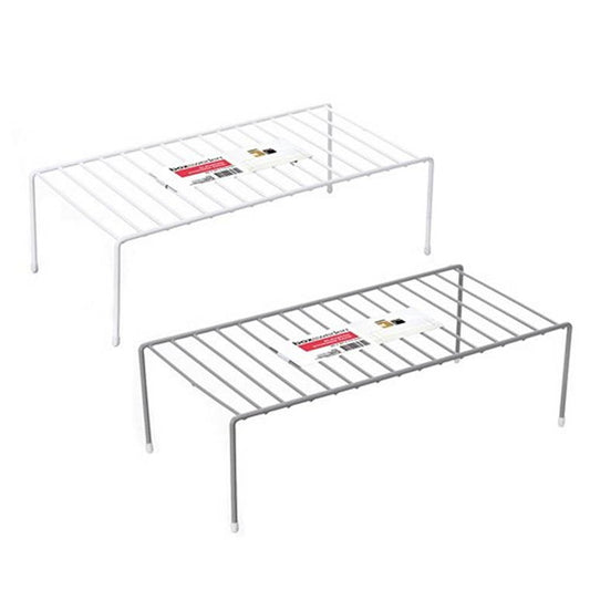 Wire Elevated Storage Rack, 46x23x13.5cm, 2 Asstd Colours