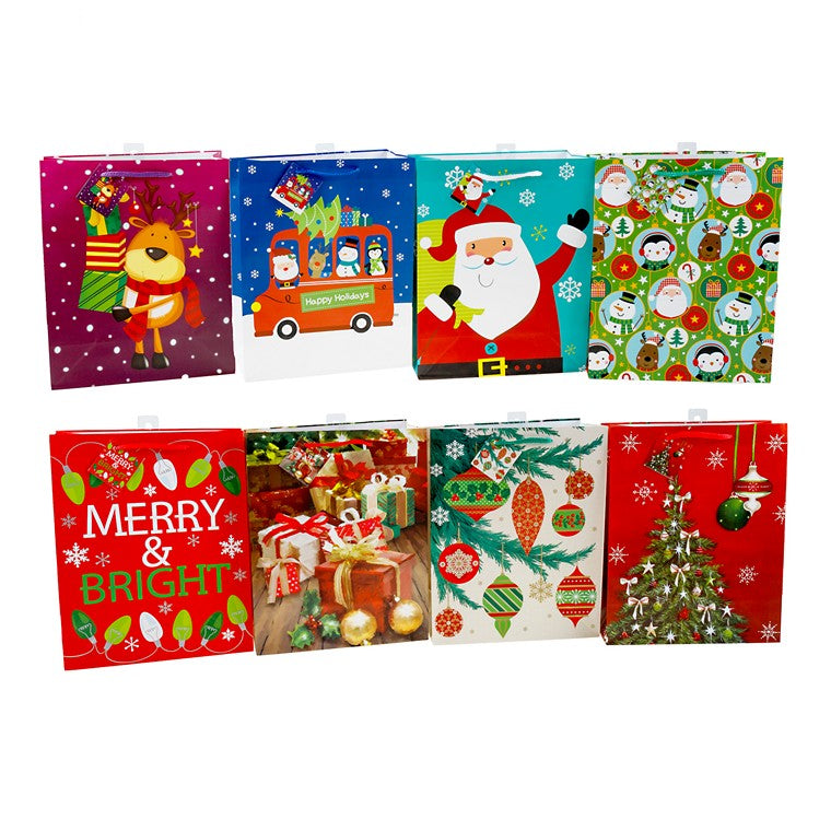 Gift Bag Christmas Basic, Large