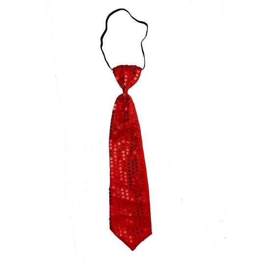 Party Tie Sequin, Red